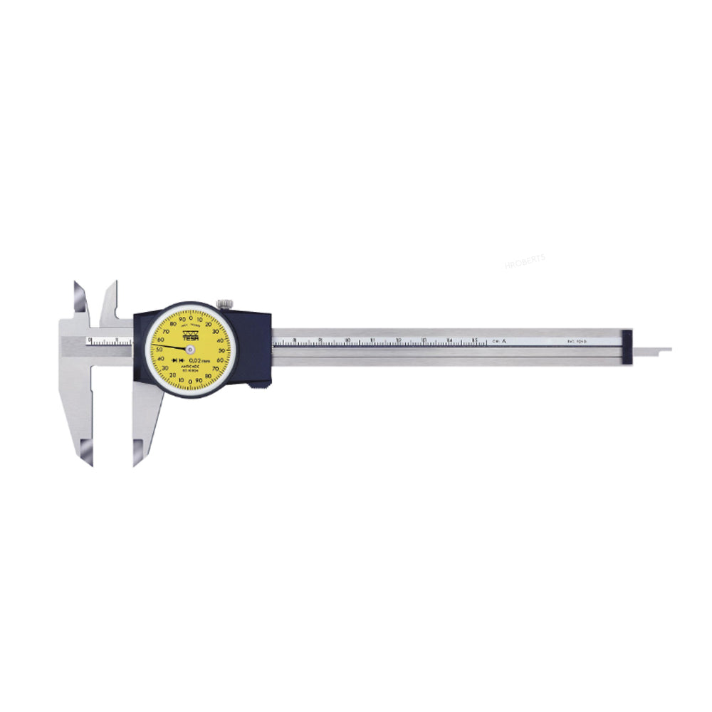 Tesa 00510004 Dial Caliper, Range 0-150mm, Graduation 0.02mm – H ...
