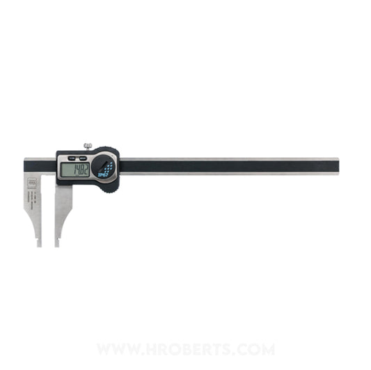 Tesa 00530421 Twin-Cal Digital Caliper with Nib Style Jaws,Range 0-200mm / 0-8", Resolution 0.01mm / 0.0005"