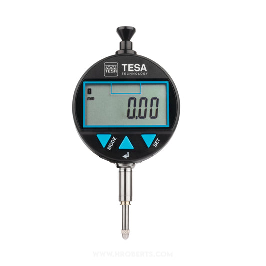 Tesa 01930300 Dialtronic Digital Indicator, Range 12.5mm / 0.5", Resolution 0.01mm / 0.0005"