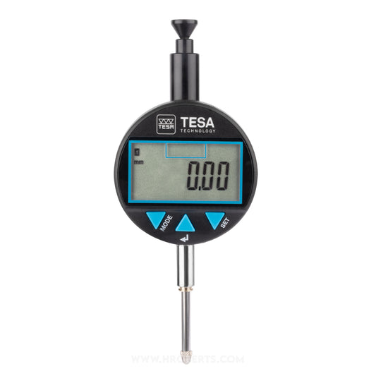 Tesa 01930304 Dialtronic Digital Indicator, Range 25mm / 1", Resolution 0.01mm / 0.0005"