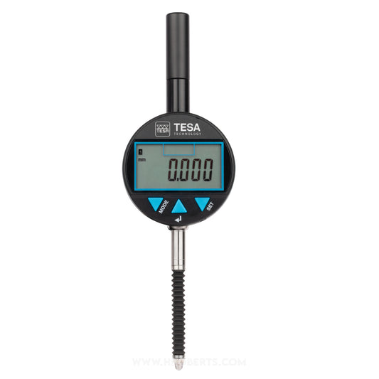 Tesa 01930307 Dialtronic Digital Indicator, Range 25mm / 1", Resolution 0.001mm / 0.00005"