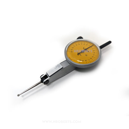 Verdict 05-6020 G Metric Lever Dial Indicator Horizontal Type, Graduation 0.025mm, Range 2.0mm, Scale 1.0-0-1.0, Stylus Length 26.0mm, Bezel Diameter 35mm