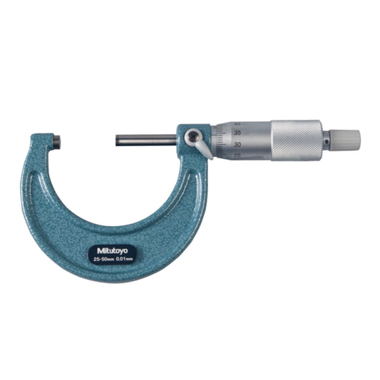 Mitutoyo 103-138 Micrometer, Range 25-50mm, Graduation 0.01mm