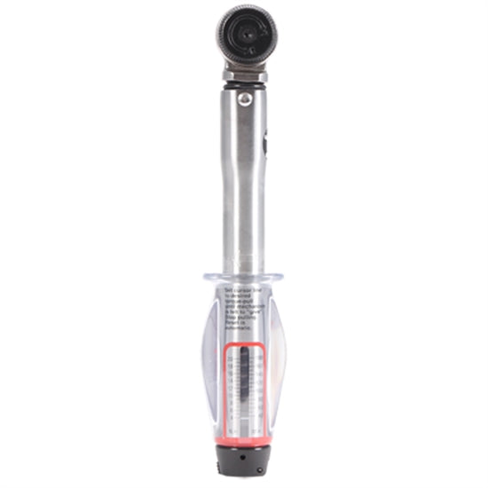 Norbar 11123 Slimline SL0 Plastic Knob, 1/4", Adjustable Ratchet (Dual Scale) 4-20 N.m