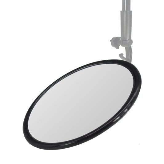 Red Range 120-509-60 Round Acrylic Flat Search Mirror 240mm Diameter with Protective Rubber Edging