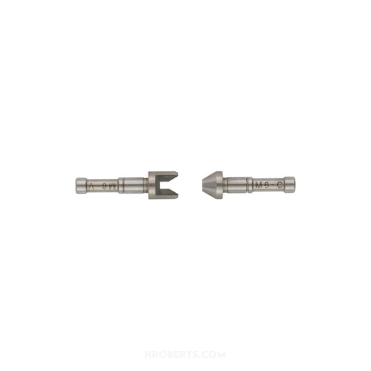 Mitutoyo 126-806 Interchangeable Tips Metric 5.5-7mm, UNF 4.5-3.5
