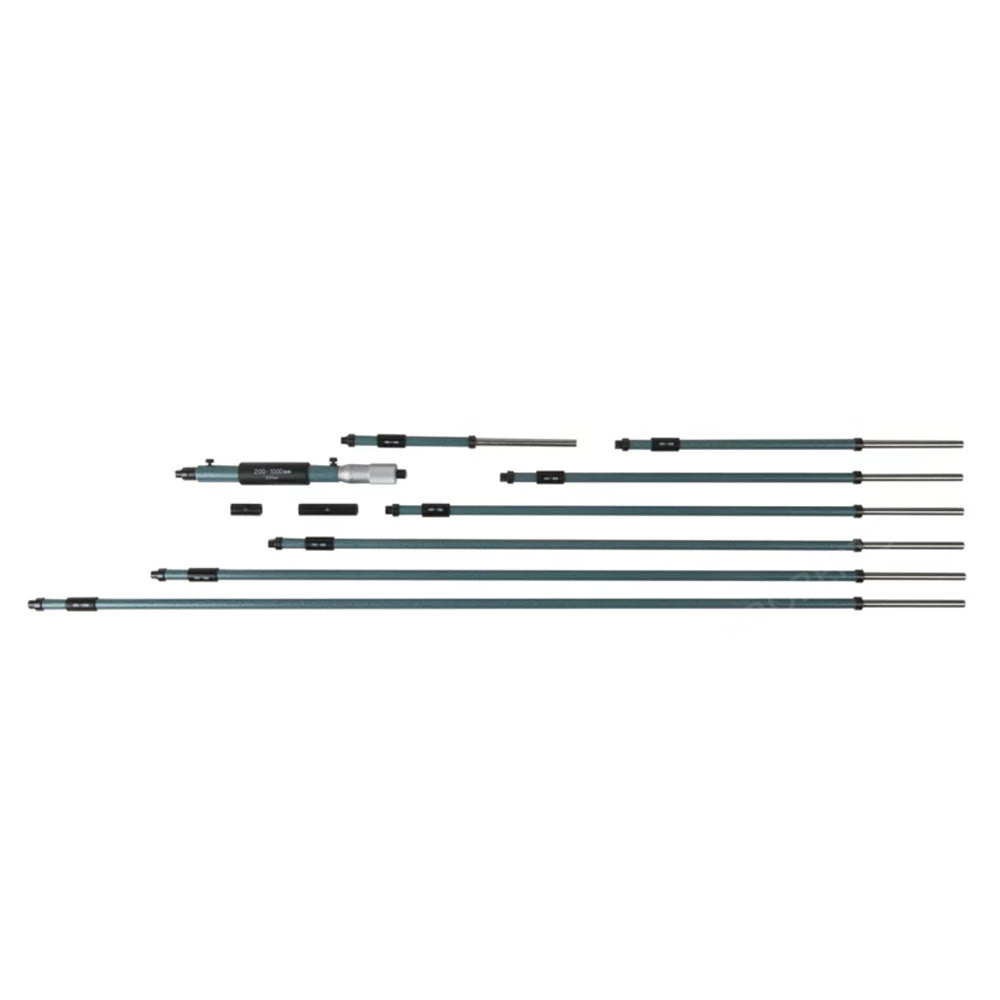 Mitutoyo 141-122 Interchangeable Rod Inside Micrometer, Range 8-40", Graduation 0.001"