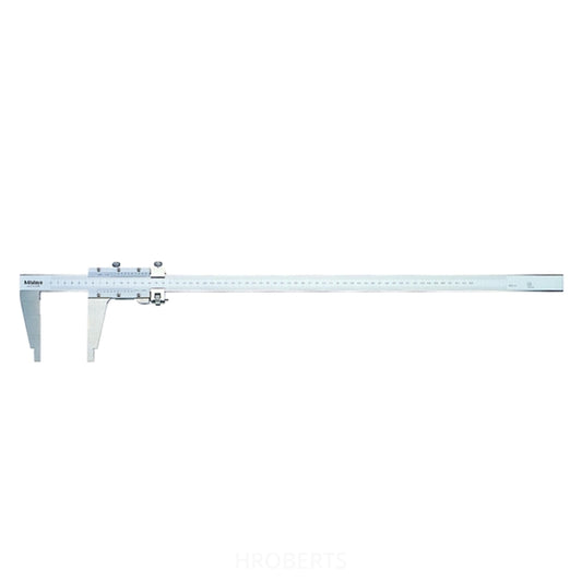 Mitutoyo 160-101 Vernier Caliper with Nib Style Jaws, Range 0-600mm, Graduation 0.02mm and Fine Adjustment