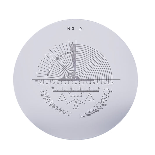 Mitutoyo 183-142 Reticle, Angle, Radius, Length, Diameter