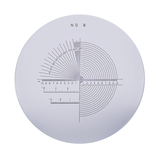 Mitutoyo 183-146 Reticle, Angle, Radius, Length