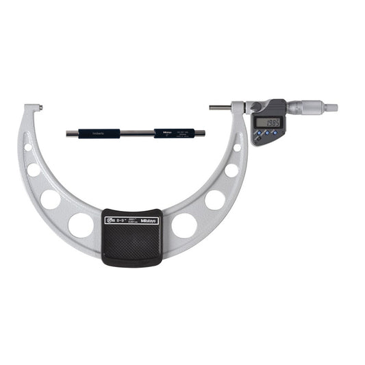 Mitutoyo 293-354-30 Digimatic Digital Micrometer, Range 8-9" /  203.2-228.6mm, Resolution 0.0001" / 0.001mm, IP65, with SPC Data Output