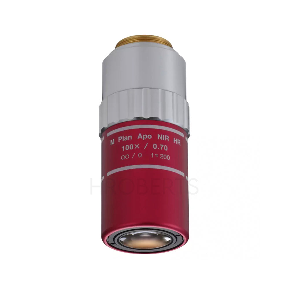 Mitutoyo 378-864-15 M Plan Apo NIR HR 100X High resolution objective for bright-field observation in near-infrared range