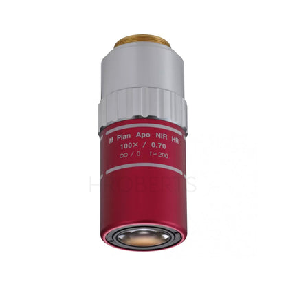 Mitutoyo 378-864-15 M Plan Apo NIR HR 100X High resolution objective for bright-field observation in near-infrared range