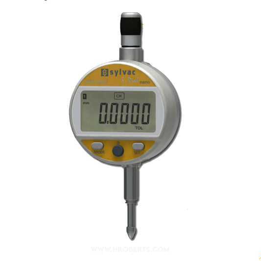 Sylvac 30-805-5306 Digital Indicator, Range 12.5mm / 0.5", Resolution 0.0001mm / 0.000005"