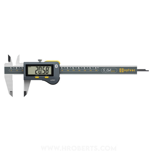 Sylvac 30-810-1506 Digital Caliper, Range 0-150mm, Resolution 0.01mm