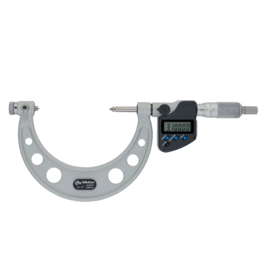 Mitutoyo 326-354-30 Digimatic Digital Interchangable Anvil Screw Thread Micrometer, Range 3-4" /  76.2-101.6mm, Resolution 0.00005" / 0.001mm, IP65, with SPC Data Output