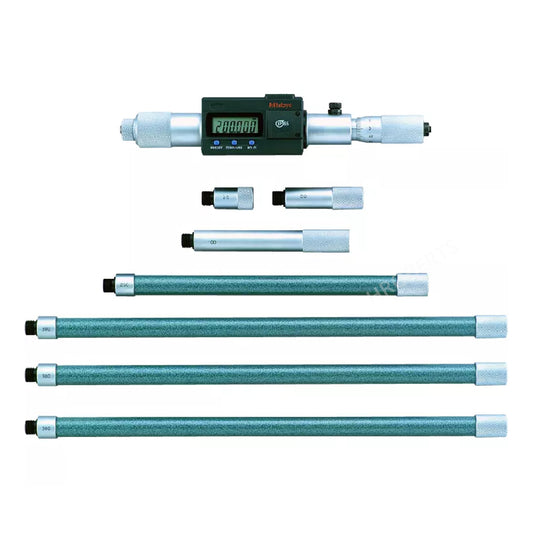 Mitutoyo 337-304 Digimatic Digital Extension Tube Inside Micrometer, Range 8-60" / 203.2-1524mm, Resolution  0.001mm / 0.0001"