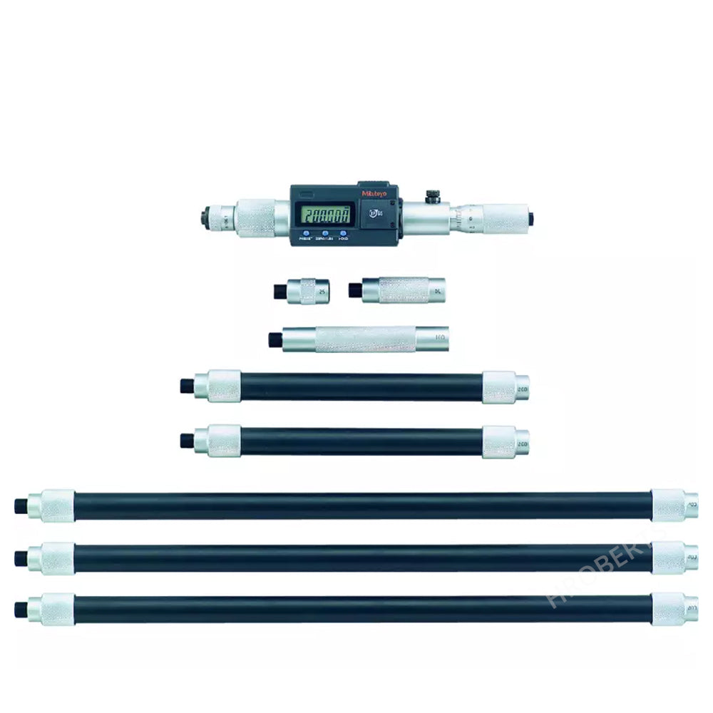 Mitutoyo 339-304 Digimatic Digital Extension Tube Inside Micrometer, Range 8-60" / 203.2-1524mm, Resolution  0.001mm / 0.0001"