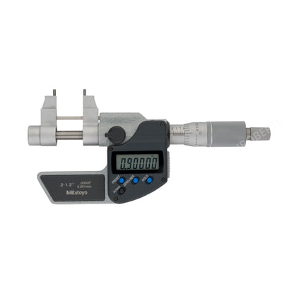 Mitutoyo 345-350-30 Digimatic Digital Caliper Jaw Inside Micrometer, Range 0.2-1.2" / 5.8-30.48mm, Resolution 0.00005" / 0.001mm, with SPC Data Output