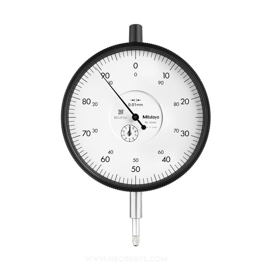 Mitutoyo 4046A Dial Indicator, Graduation 0.01mm, Range 10mm, Scale 0-100, Bezel Diameter 92mm