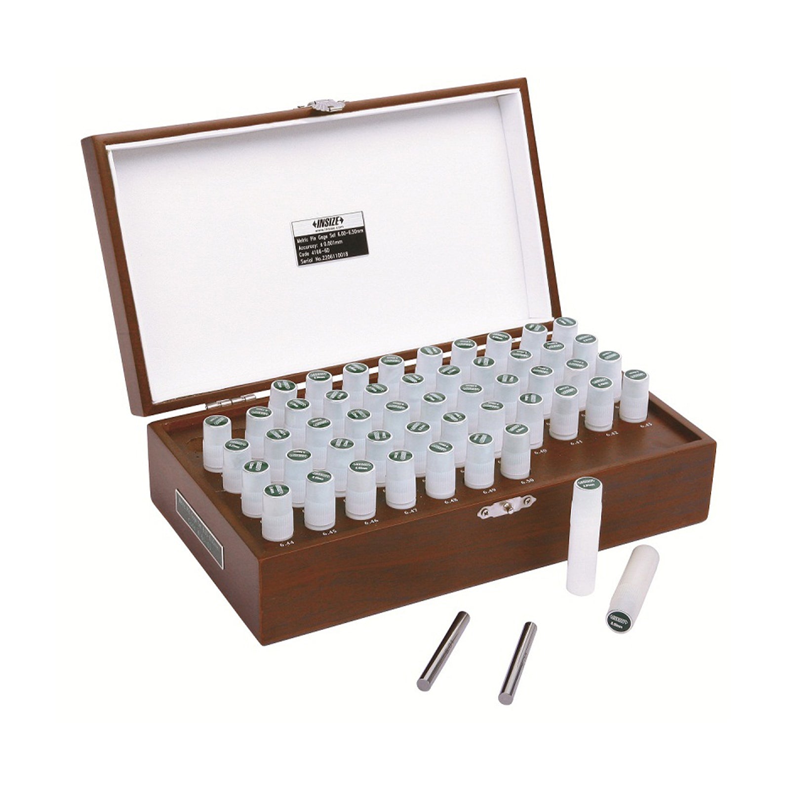 Insize 4166-4D - 4-4.5mm 51 Piece Pin Gauge Sets (Grade 1) – H Roberts ...