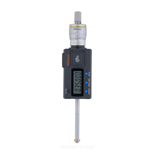 Mitutoyo 468-261 Digmatic Digital Holtest Bore Micrometer, 3-Point Contact, Range 0.275-0.35" / 6.985-8.89mm, Resolution 0.00005" / 0.001mm, IP65, with SPC Data Output