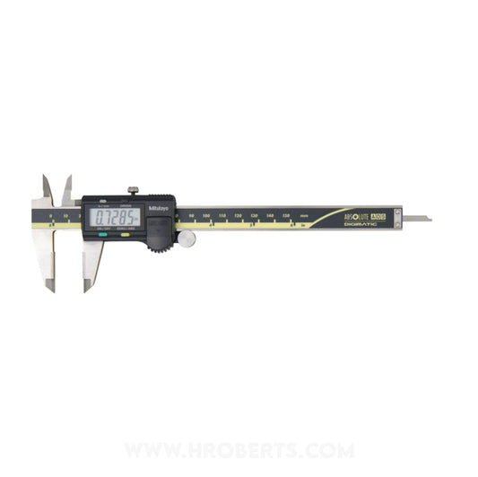 Mitutoyo 500-160-30 Digimatic Digital Caliper, Range 0 - 150mm / 0 - 6", Resolution 0.01mm / 0.0005", Absolute System