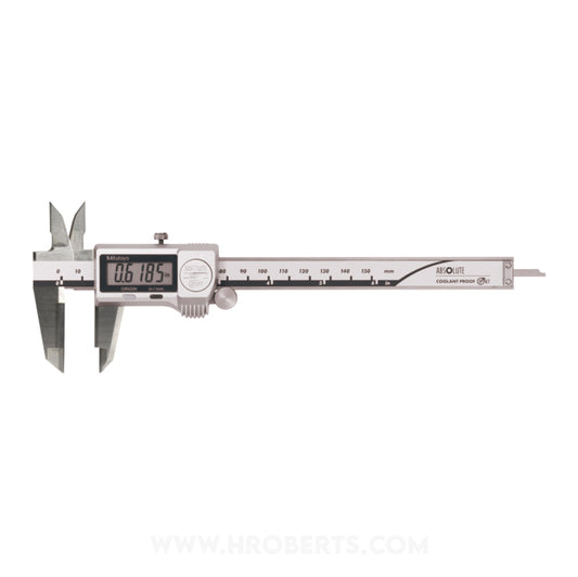 Mitutoyo 500-736-20 Digimatic Digital Coolant Proof Caliper, Range 0-200mm / 0-8", Resolution 0.01mm / 0.0005", Absolute System, IP67 and SPC Data Output