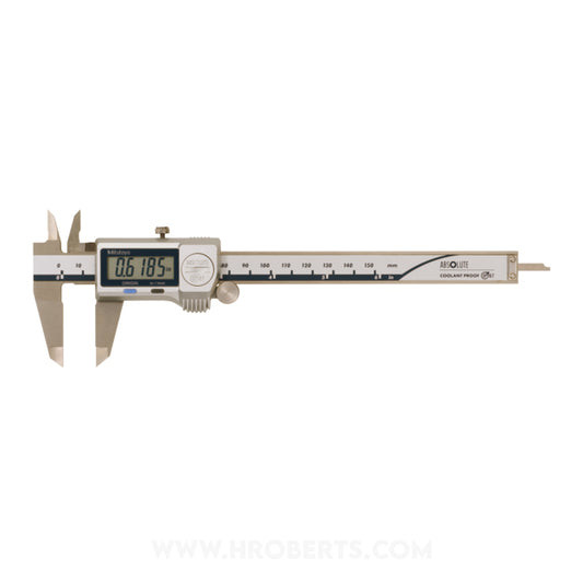 Mitutoyo 500-752-20 Digimatic Digital Coolant Proof Caliper, Range 0-150mm / 0-6", Resolution 0.01mm / 0.0005", Absolute System, IP67