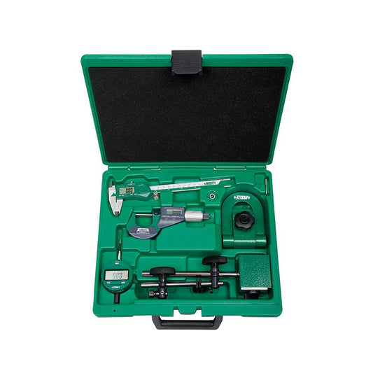 Insize (5052-W) 5 Piece Measuring Tool Set with Digital Caliper