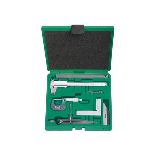 Insize (5063) 6 Piece Measuring Tool Set with 1205-150S Vernier Caliper