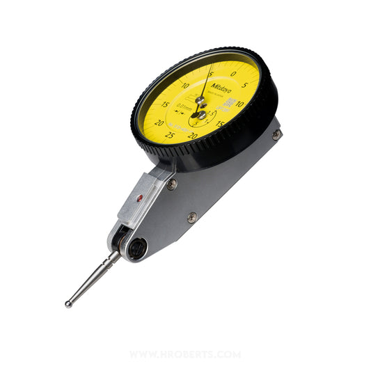 Mitutoyo 513-426-10E Lever Dial Indicator Horizontal Type, Graduation 0.01mm, Range 1.5mm, Scale 0-25-0, Stylus Length 18.7mm, Bezel Diameter 40mm