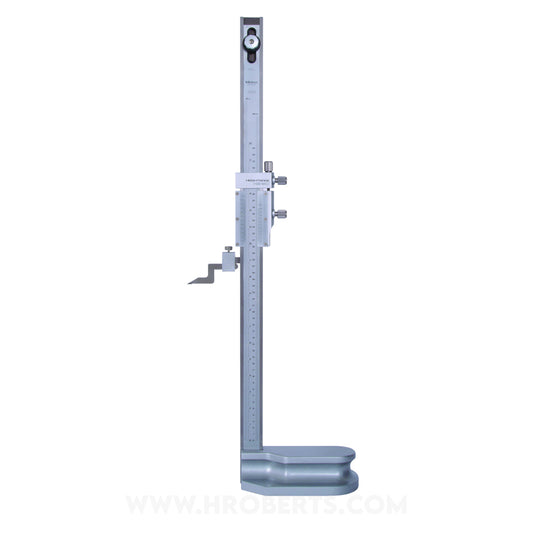 Mitutoyo 514-105 Vernier Height Gauge, Range 0-450mm / 0-18", Graduation 0.02mm / 0.001" with Adjustable Main Scale