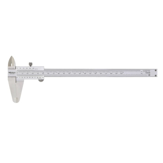 Mitutoyo 530-118 Vernier Caliper, Range 0-200mm / 0-8", Graduation 0.02mm / 0.001"