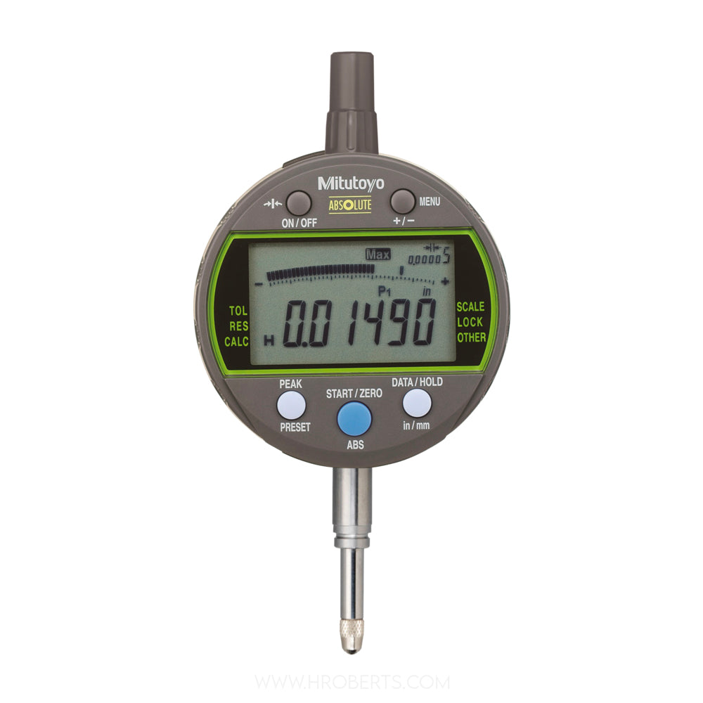 Mitutoyo 543-301B-10 Absolute Digimatic Digital Peak Value Hold Indicator ID-C, Range 0.5" / 12.7mm, Resolution 0.00005", 0.0001", 0.0005" / 0.001mm, 0.01mm ( Selectable )