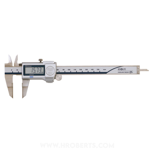 Mitutoyo 573-734-20 Digimatic Digital Caliper Blade Type, Range 0-150mm / 0-6", Resolution 0.01mm / 0.0005", IP67 Absolute System and SPC Data Output