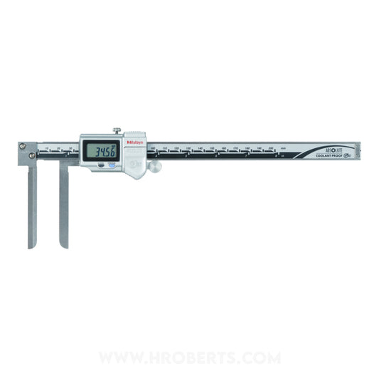 Mitutoyo 573-742-20 Digimatic Digital Caliper Knife Edge Inside Type, Range 10-160mm / 0.4-6", Resolution 0.01mm / 0.0005", IP67 Absolute System and SPC Data Output