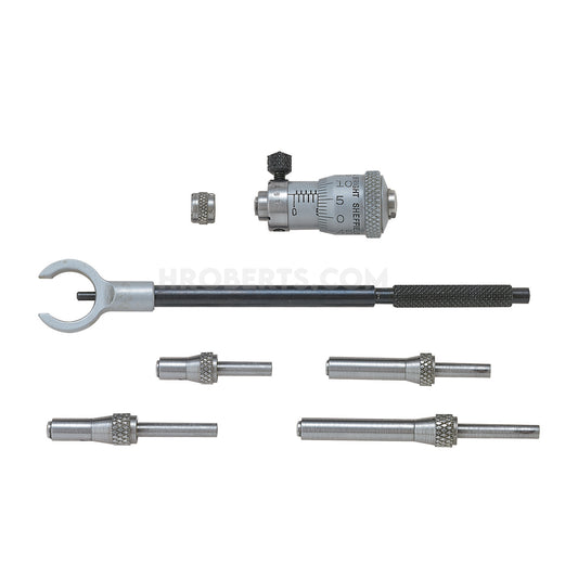 Moore & Wright 902 Interchangeable Rod Inside Micrometer, Range 2-8", Graduation 0.001"