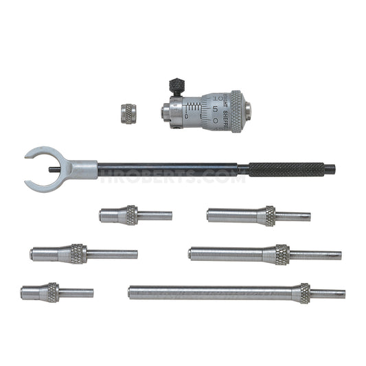Moore & Wright 903M Interchangeable Rod Inside Micrometer, Range 50-310mm, Graduation 0.01mm