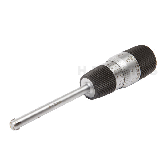 Bowers MXTA6M Analogue Bore Gauge, Range 6-8mm, Graduation 0.002mm, 3-Point Contact, Supplied with Setting Ring and Ukas Certificate