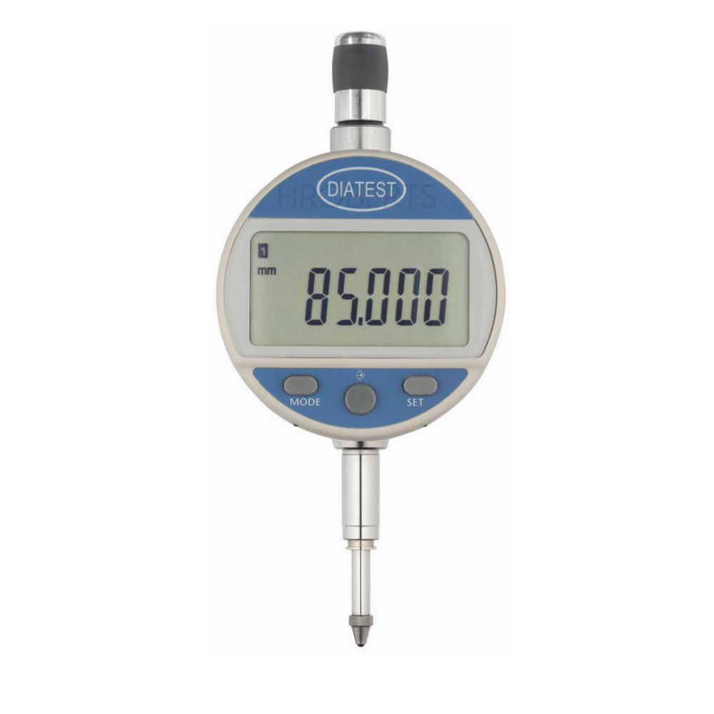 Diatest MDU-A125-0.7N Digital Indicator, Range 0.5" / 12.5mm, Resolution 0.00005" / 0.001mm, 0.7N Pressure
