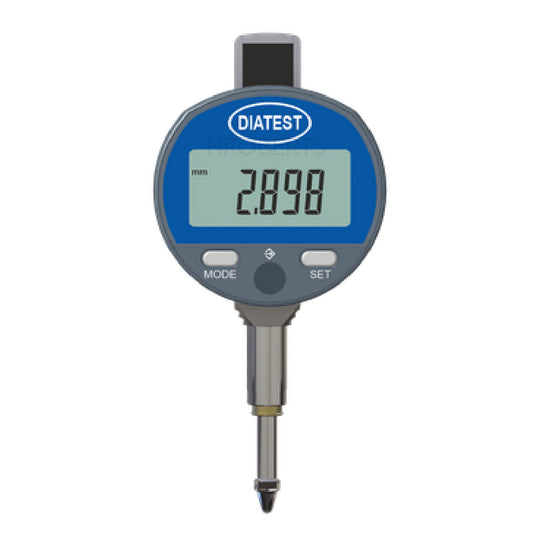 Diatest MDU-S125-1 Small digital indicator Ø 44mm, Range 0.5" / 12.5mm, Resolution 0.00005" / 0.001mm, 0.8-0.9N Pressure