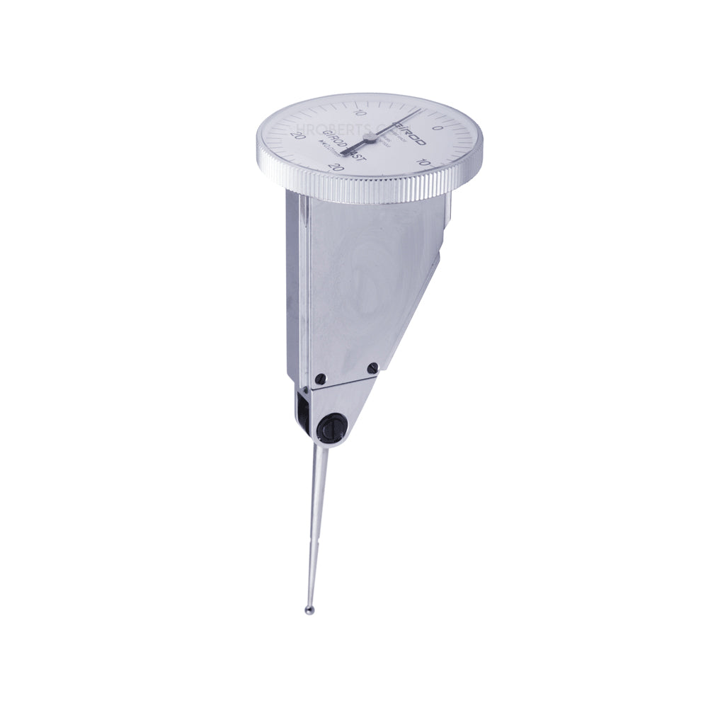 Girod GT 1474 R Lever Dial Indicator Vertical Type, Graduation 0.01mm, Range 0.5mm, Stylus Length 36mm, Bezel Diameter 37mm