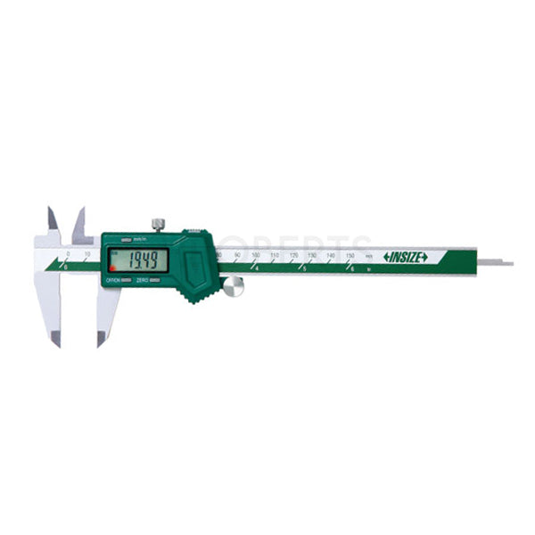 Insize 1113-150 Digital Caliper 0-150mm / 0-6" with built in wireless Data output, with Thumb Roller