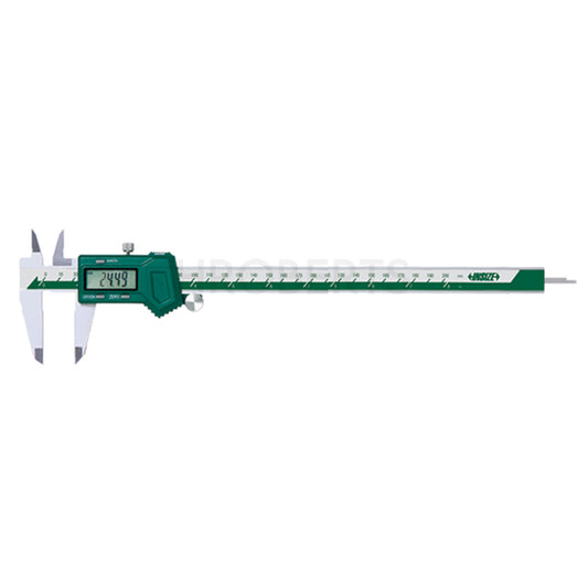 Insize 1113-300 Digital Caliper 0-300mm / 0-12" with built in wireless Data output, with Thumb Roller