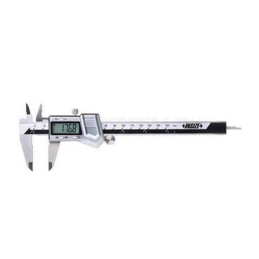 Insize 1114-150A Digital Caliper 0-150mm / 0-6" Heavy Duty Model with Thumb Roller