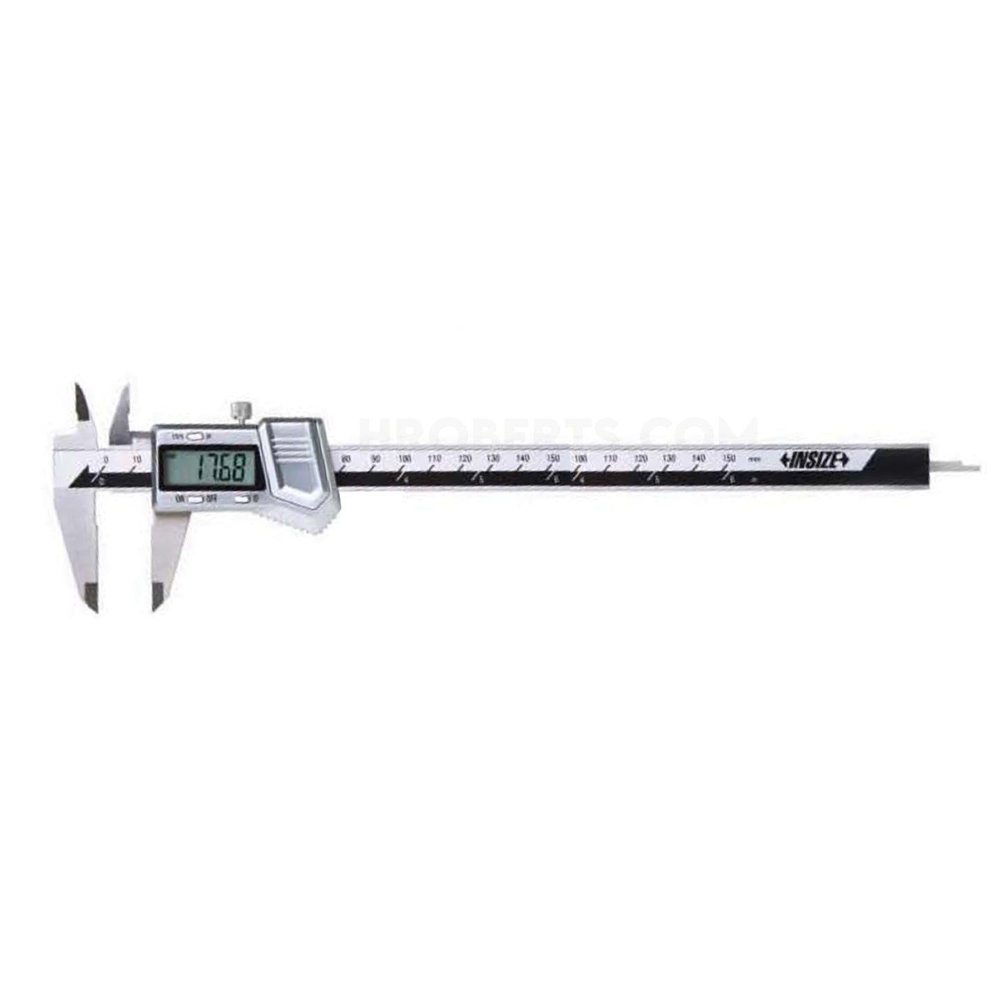 Insize 1114-200AW Digital Caliper 0-200mm / 0-8" Heavy Duty Model without Thumb Roller
