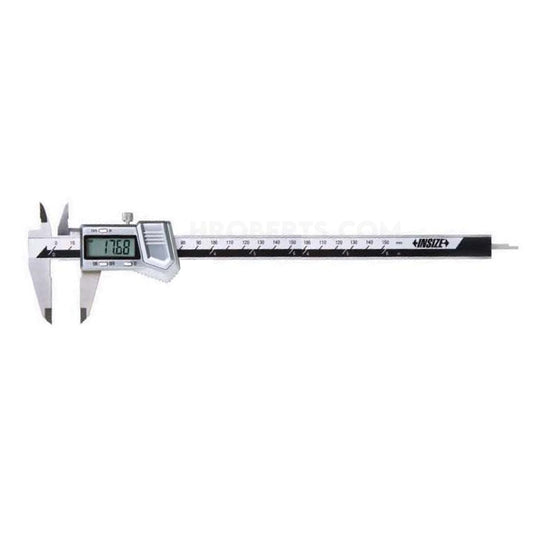 Insize 1114-200AW Digital Caliper 0-200mm / 0-8" Heavy Duty Model without Thumb Roller