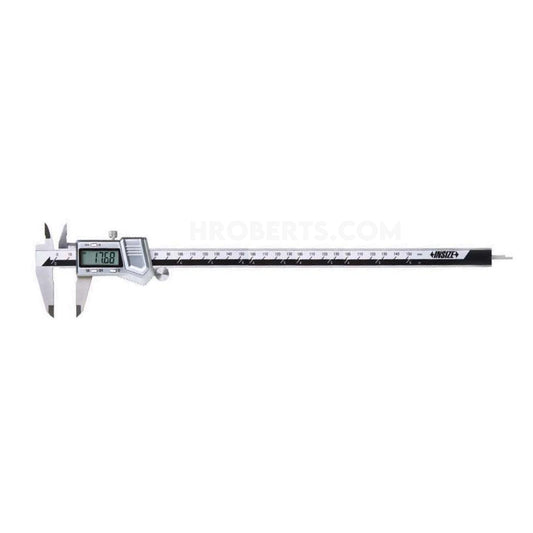Insize 1114-300A Digital Caliper 0-300mm / 0-12" Heavy Duty Model with Thumb Roller