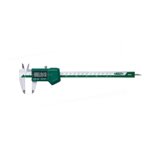 Insize 1118-200BW Digital Caliper 0-200mm / 0-8" IP67 Waterproof Digital Caliper without Thumb Roller - 1118 Series